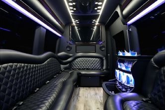 Limo Bus interior