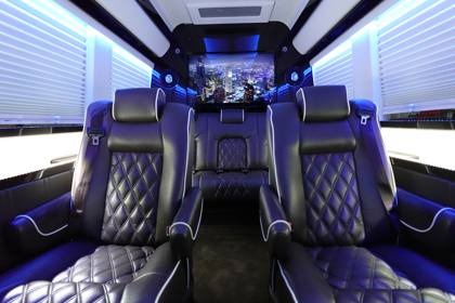 Executive Jet Limo interior